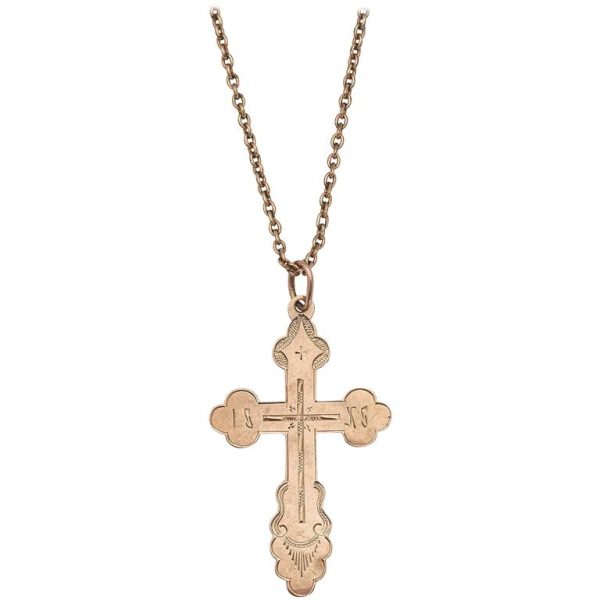 Russian Orthodox Cross Pendant