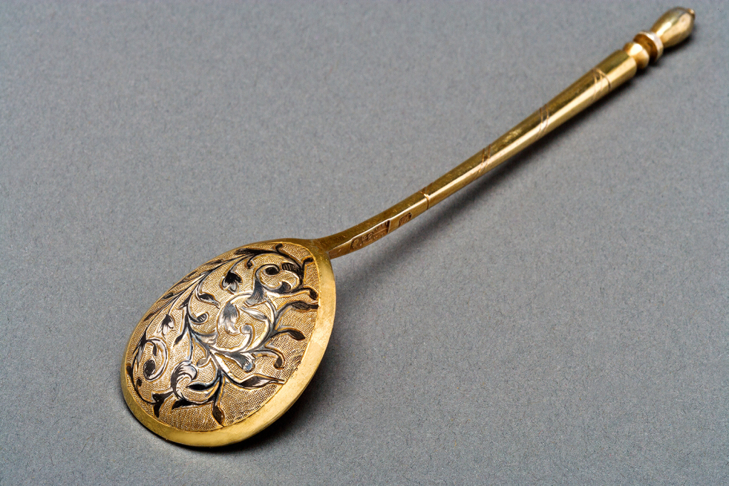 Russian Silver Spoons Antique