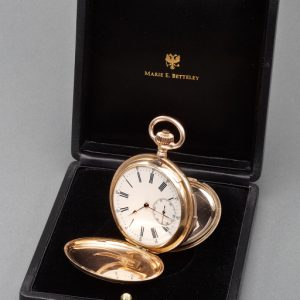 The KUTEPOV Gold Enameled Pocket Watch by Pavel BUHRE, circa 1900