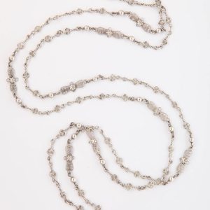 antique silver filigree necklace