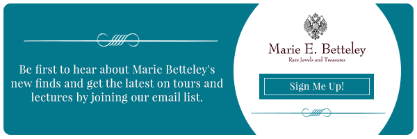 Hear about rare, antique, vintage jewelry and treasures, plus upcoming tours and lectures when you join our list.