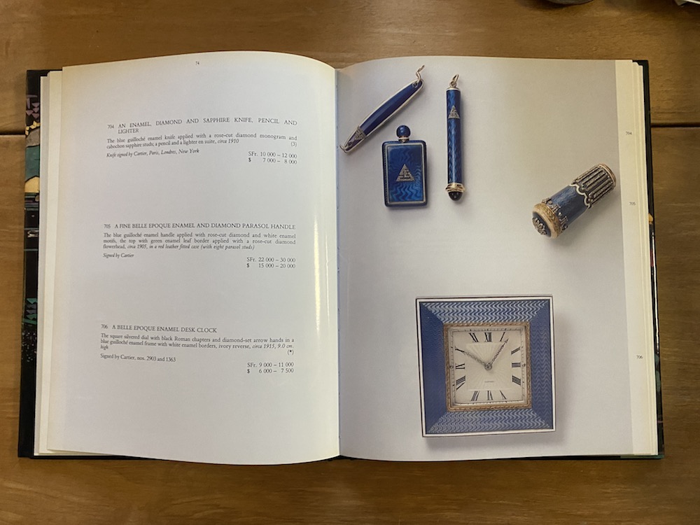 Jewellery and Objects by Cartier Catalogue, Christie's 1993