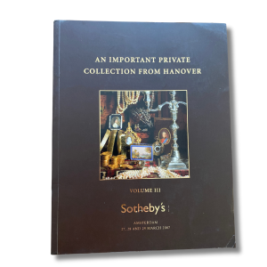 An Important Private Collection from Hanover Catalogue, Sotheby’s, 2007