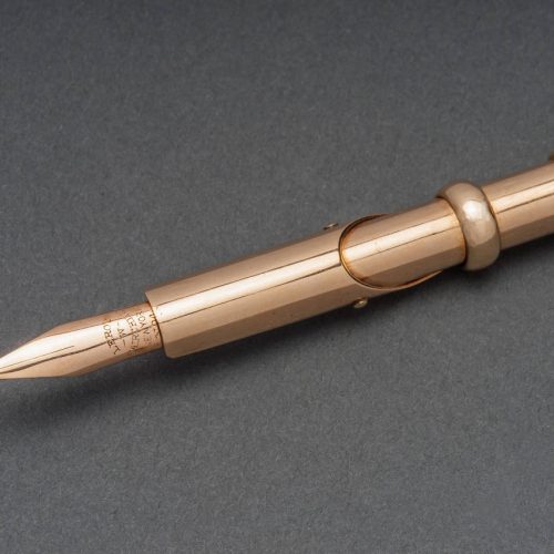 Russian Gold Fountain Pen by Friedrich KOECHLI, St. Petersburg, 1890s