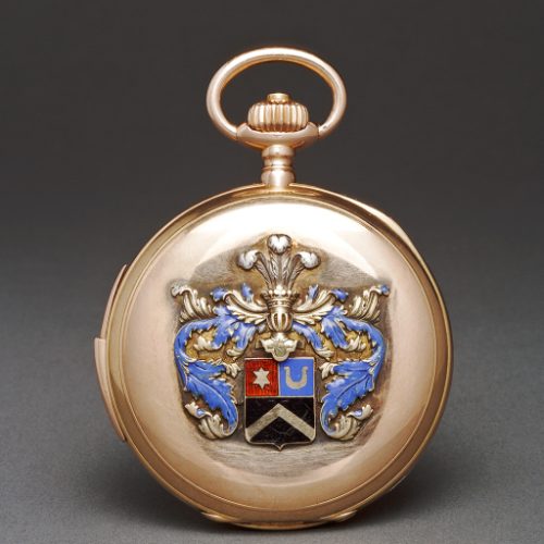 The KUTEPOV Gold Enameled Pocket Watch by Pavel BUHRE, circa 1900