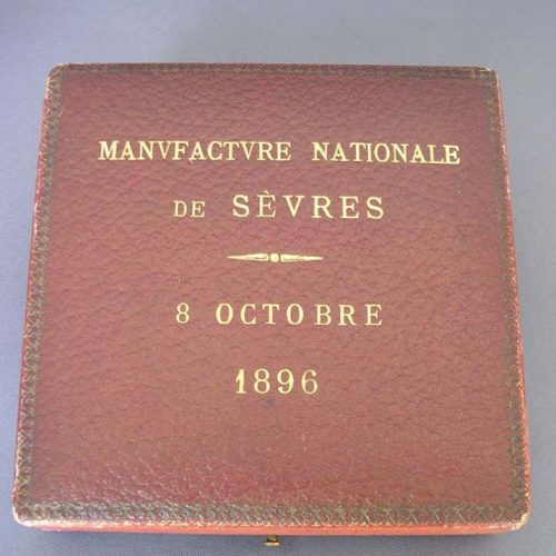 Sevres Nicholas and Alexandra Commemorative Medallion 1896