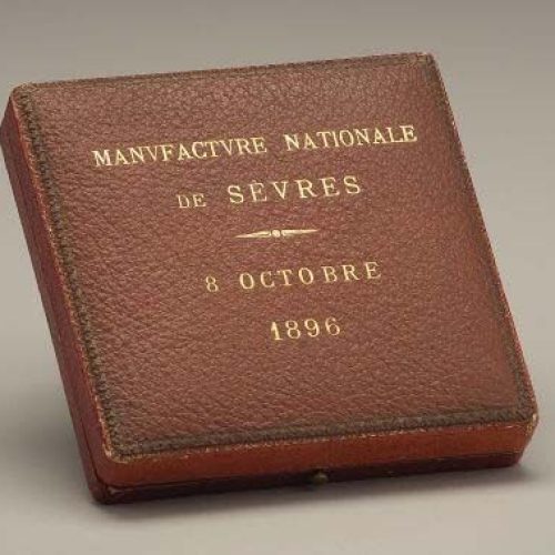 Sevres Nicholas and Alexandra Commemorative Medallion 1896