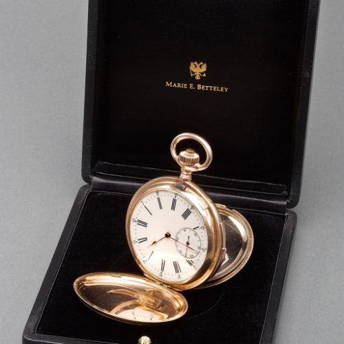 The KUTEPOV Gold Enameled Pocket Watch by Pavel BUHRE, circa 1900