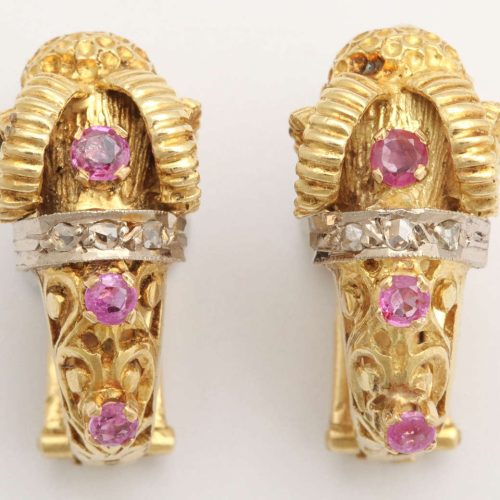 French Diamond Earrings