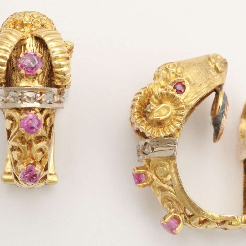 French Diamond Earrings