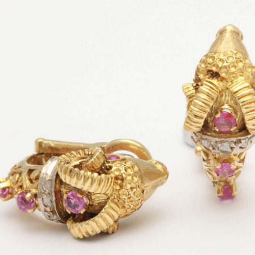 French Diamond Earrings