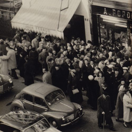 French Louis Feraud Diamond Gold Earrings