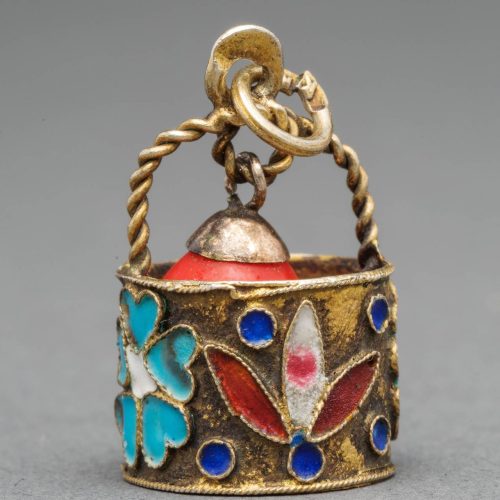 Russian Jewelry Egg Pendant