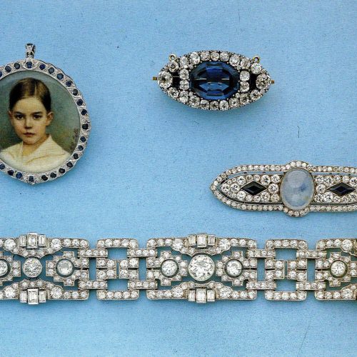 Sapphire Brooch