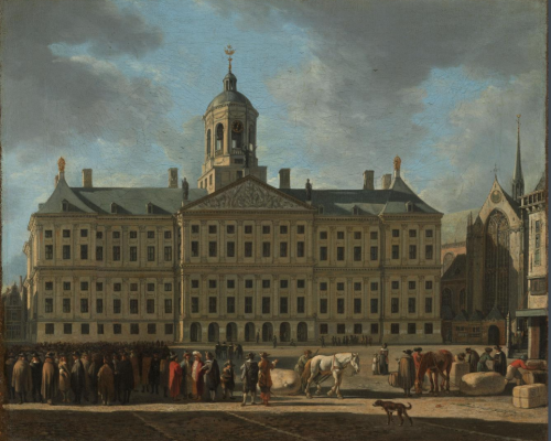 The town hall on Dam Square in Amsterdam Gerrit Adriaensz Berckheyde oil on canvas, 1672